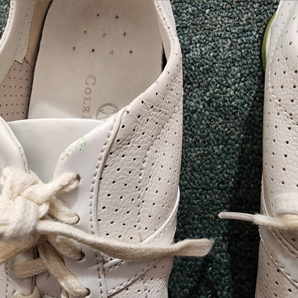 Cole Haan Nike Air Shoes Golf Off White  Size 8B - Picture 8 of 13